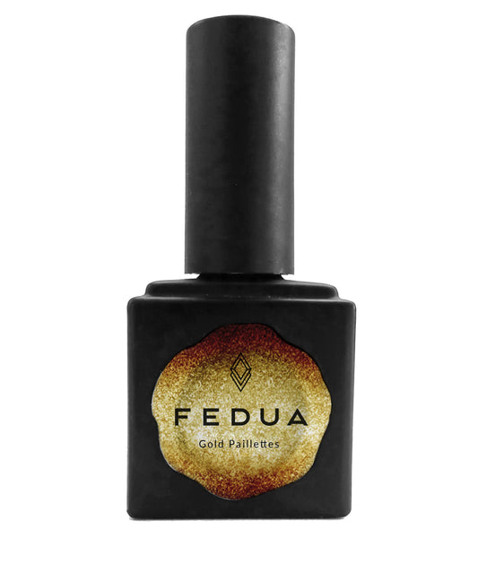 Fedua Gold Paillettes гел лак 11мл