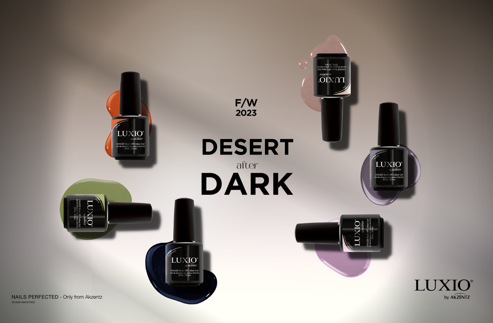Гел лакове Луксио - колекция Desert in the Dark 