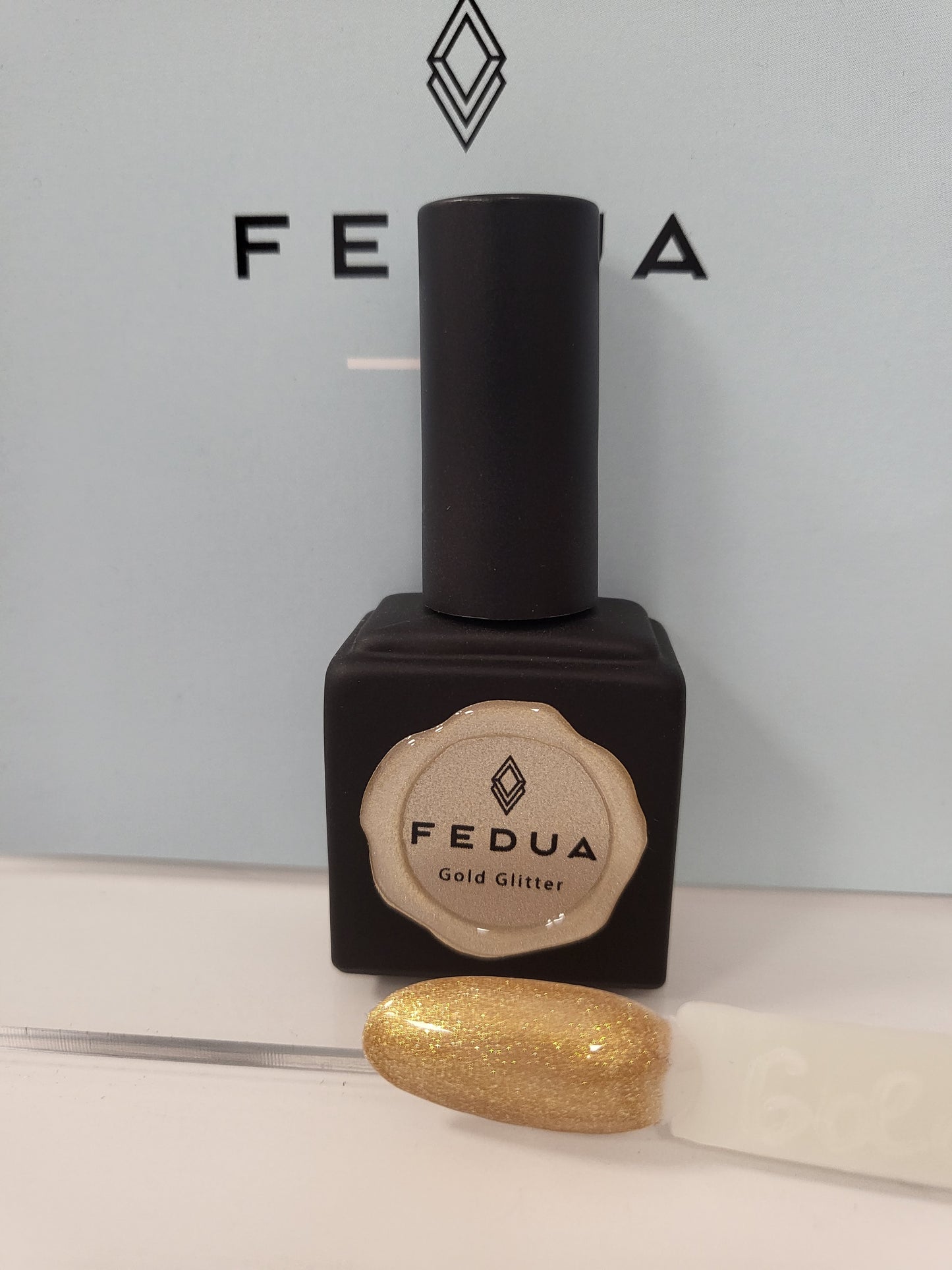 Fedua Gold Glitter гел лак 11мл