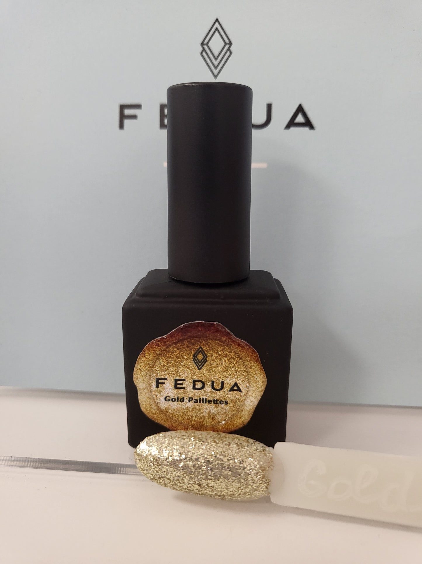 Fedua Gold Paillettes гел лак 11мл